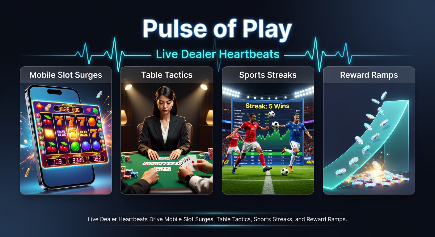 A live dealer shuffling cards at a vibrant blackjack table, capturing the rhythmic heartbeat of real-time casino action that pulses through mobile screens worldwide