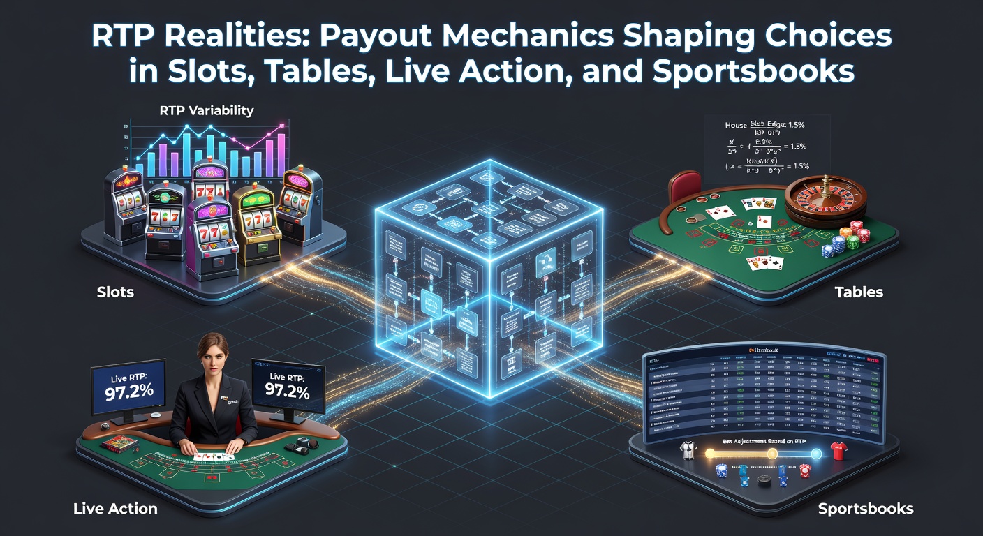 Digital slot reels spinning with glowing RTP percentage overlays, illustrating payout potential in vibrant casino graphics
