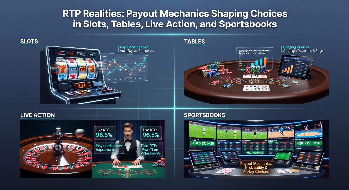 Live dealer blackjack table in action with RTP charts overlaid, showing player decisions amid cards and chips
